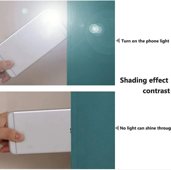 Sea Teal Blackout Curtains set two sets of two available - Picture 5 of 7